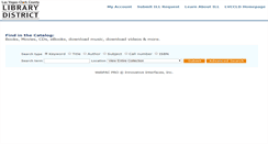 Desktop Screenshot of ilsweb.lvccld.org