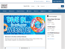 Tablet Screenshot of lvccld.org